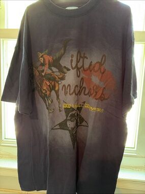 Lifted Anchors Men's Graphic Short Sleeve Tee - washed navy